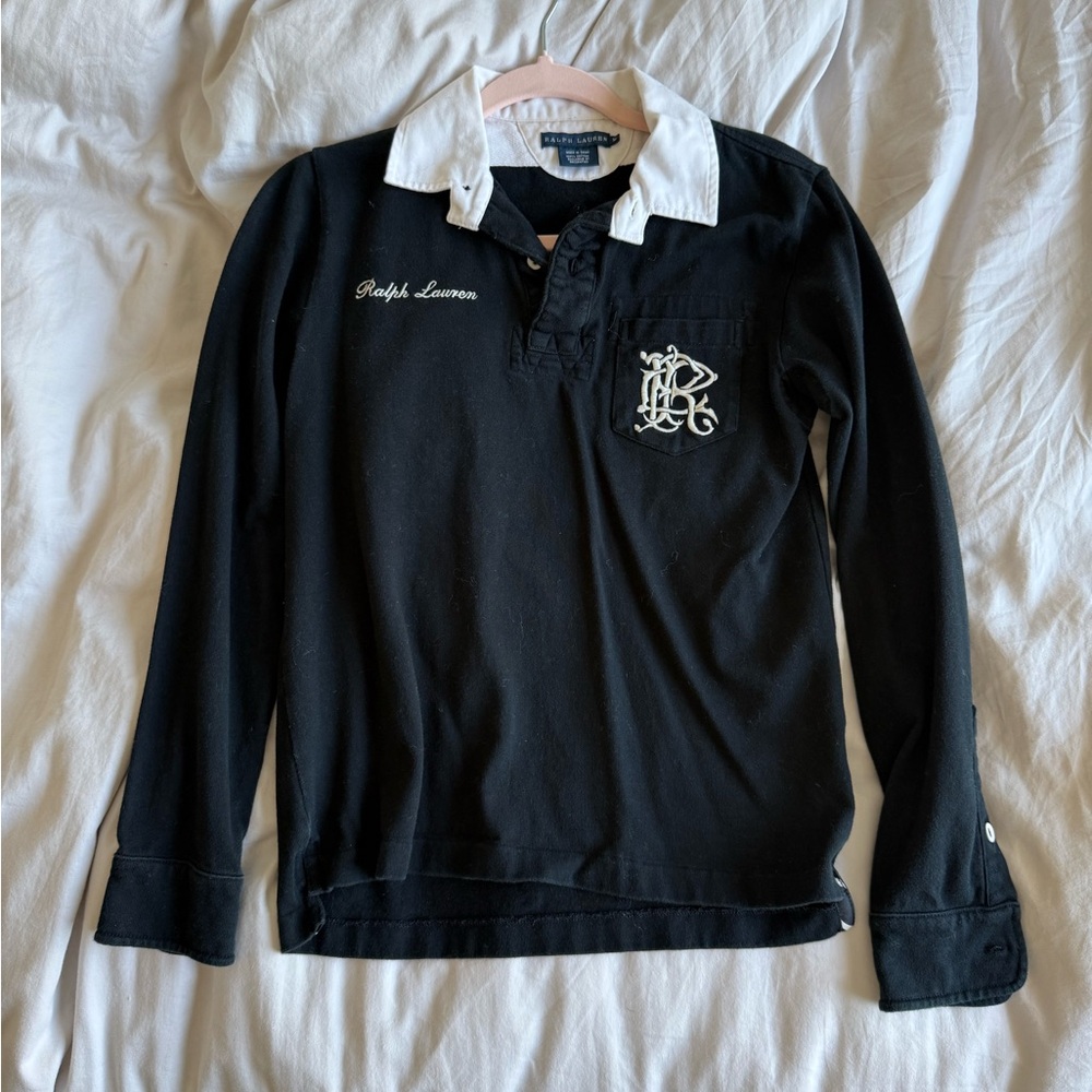 Ralph Lauren Black and White Kids Shirt